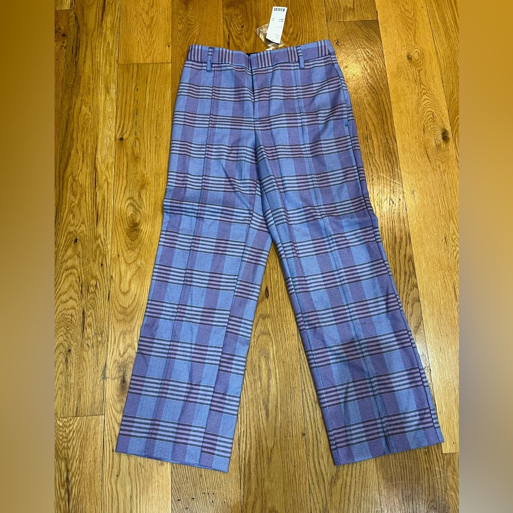 Plaid trousers size 0